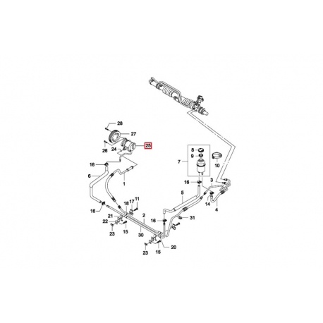 Насос гидроусилителя Нексия KEYKO 90411213 KEY