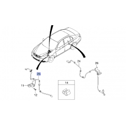 Провод датчика ABS передний Эпика Эванда GM