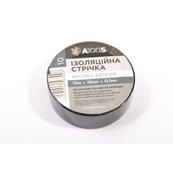 Изолента AXXIS 19мм*10м черная
