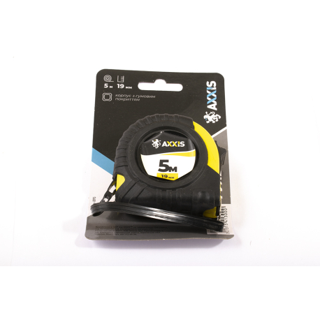 Рулетка 5м*19мм AXXIS ax-895