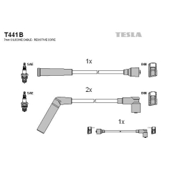 Провода высоковольтные Матиз 0.8 с трамблером Tesla