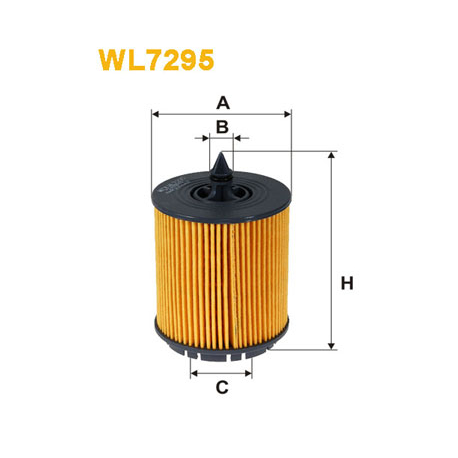 Фильтр масляный Каптива WIX WL7295