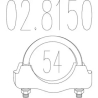 Соединительные элементы системы выпуска MTS 02.8150. Фото 1