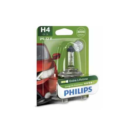 Лампочка H4 (P43t-38, 60/55 Вт, 12 V) PHILIPS PH 12342LLECOB1. Фото 1 PH 12342LLECOB1