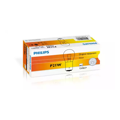 Лампочка P21W (BA15s, 21 Вт, 12 V) PHILIPS PH 12498CP. Фото 1 PH 12498CP