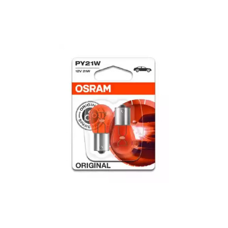Лампочка PY21W (BAU15s, 21 Вт, 12 V) OSRAM OS 7507-02B. Фото 1 OS 7507-02B