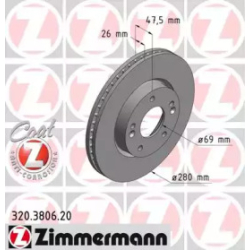 Диск гальмівний Zimmermann