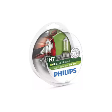 Лампочка H7 (PX26d, 55 Вт, 12 V) PHILIPS PH 12972LLECOS2. Фото 1 PH 12972LLECOS2