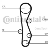 Комплект ременя ГРМ Contitech CT CT1099K2. Фото 1