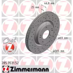 Диск гальмівний Zimmermann