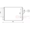 Радіатор кондиціонера Van Wezel VZ 82005280. Фото 1