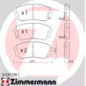 Колодки тормозные дисковые комплект Zimmermann 24501.170.1. Фото 1