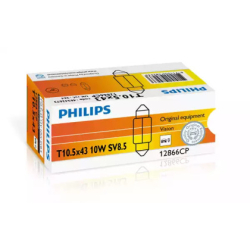 Лампочка C10W (SV8,5, 10 Вт, 12 V) PHILIPS
