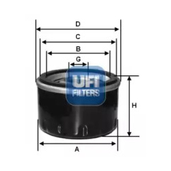 Фільтр масляний UFI