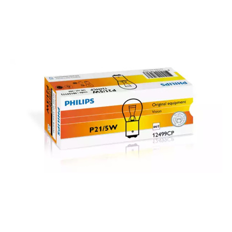 Лампочка P21/5W (BAY15d, 21/5 Вт, 12 V) PHILIPS PH 12499CP. Фото 1 PH 12499CP