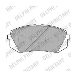 Колодки тормозные дисковые комплект Delphi