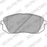 Колодки тормозные дисковые комплект Delphi LP2050. Фото 1