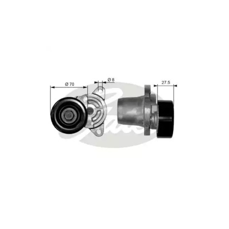 Натяжной ролик поликлинового ремня Gates GT T38454. Фото 1 GT T38454