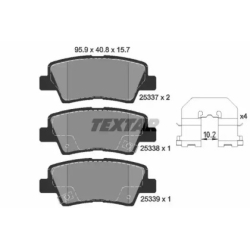 Колодки тормозные дисковые комплект Textar