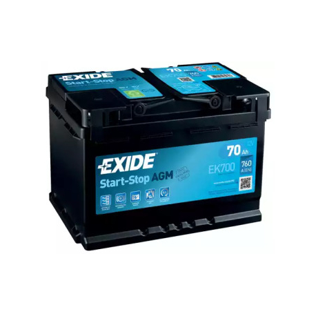 Акумуляторна батарея 70 Ач EXIDE EK700. Фото 1 EK700