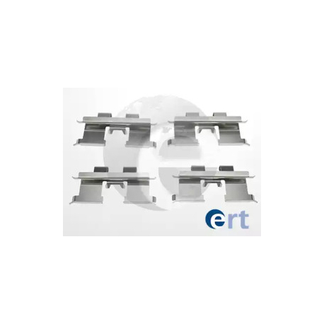 Монтажный комплект тормозных колодок (дисковый тормоз) ERT ERT 420136. Фото 1 ERT 420136