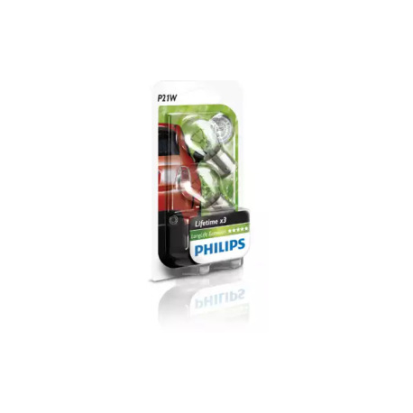 Лампочка P21W (BA15s, 21 Вт, 12 V) PHILIPS PH 12498LLECOB2. Фото 1 PH 12498LLECOB2