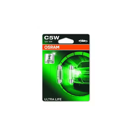 Лампочка C5W (SV8,5-8, 5 Вт, 12 V) OSRAM OS 6418ULT-02B. Фото 1 OS 6418ULT-02B