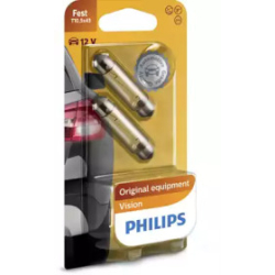 Лампочка C10W (SV8,5, 10 Вт, 12 V) PHILIPS