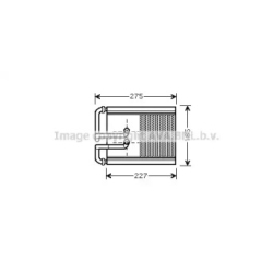 Радиатор печки AVA QUALITY COOLING