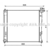 Радиатор охлаждения двигателя AVA QUALITY COOLING HY2284. Фото 1