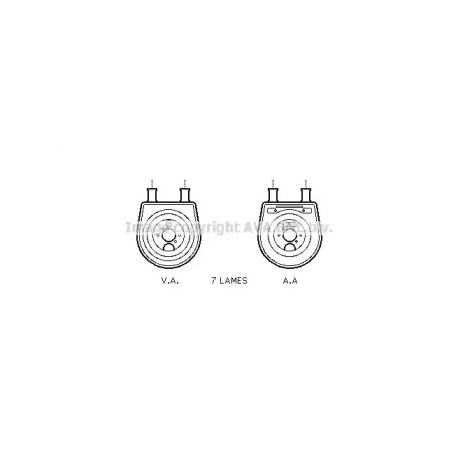 Радіатор масляний AVA QUALITY COOLING HY3154. Фото 1 HY3154