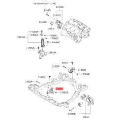 Подушка двигателя 21910-2E501 Mobis