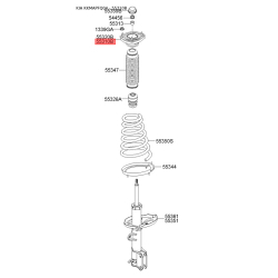 Опора стойки амортизатора левая 55310-1F000 Mobis