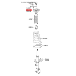 Опора стойки амортизатора правая 55320-1F000 Mobis