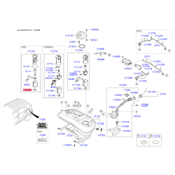 Фильтр топливный 31090-4F000 Mobis