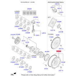 Маховик 23200-2A405 Mobis
