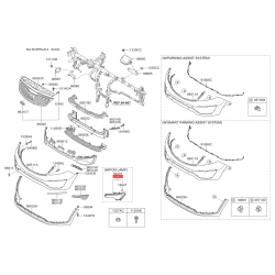 Фара противотуманная правая 92202-3W200 Mobis