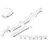 Болт бампера 12493-04147B Mobis - 1249304147B - схема с каталога 1249LG, CEURPIX24