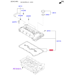 Прокладка клапанной крышки 22441-2F000 Mobis
