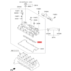 Прокладка клапанной крышки 22443-2F000 Mobis