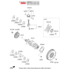 Кольца поршневые 23040-2G000 Mobis - 230402G000 - схема с каталога 23040A, KEURPTF11