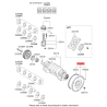 Маховик 23200-27260 Mobis - 2320027260 - схема с каталога 23200B, SEURPFQZ07