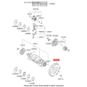 Маховик 23200-27401 Mobis - 2320027401 - схема с каталога 23230B, SEURPED10