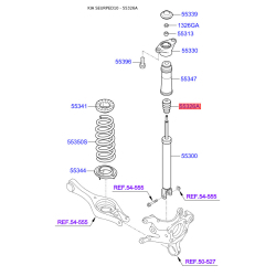 Пилозахисний комплект амортизатора 55348-2L000 Mobis