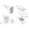 Масляный поддон 21510-2E023 Mobis - 215102E023 - схема с каталога 21510, KKMAPTH23