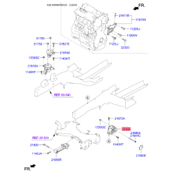 Подушка двигателя 21830-D9200 Mobis