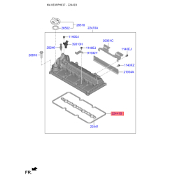 Прокладка клапанной крышки 22441-2A600 Mobis