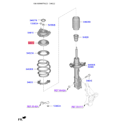Подшипник опоры стойки амортизатора 54612-C1000 Mobis