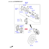 Колодки тормозные дисковые комплект 58302-D3A00 Mobis - 58302D3A00 - схема с каталога 58302, KKMAPD919