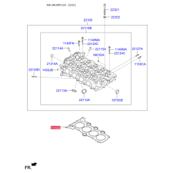 Прокладка головки 22311-2F610 Mobis